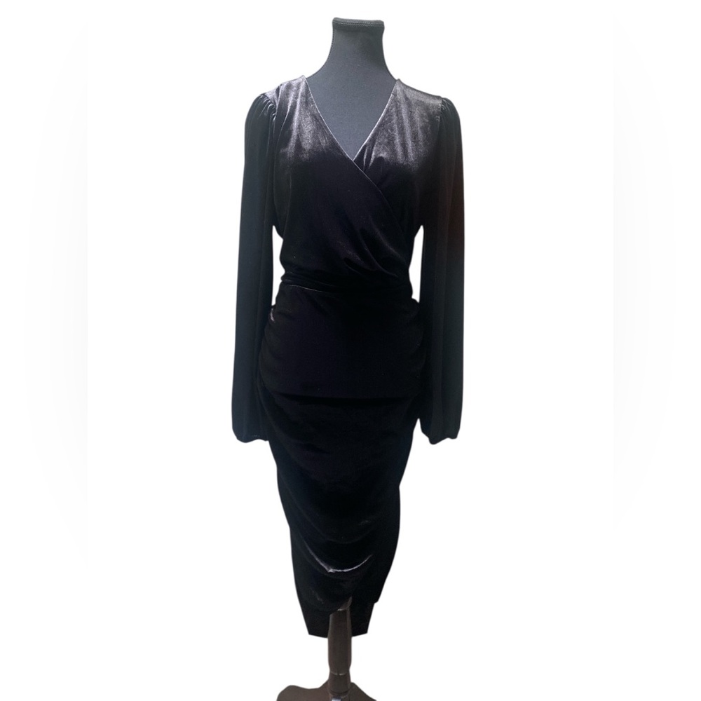 Inc International Black Long Sleeve Dress XL GUC
